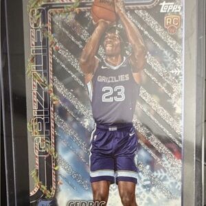 Topps 2025-26 Holiday Rookie Cedric Coward H171 Memphis Grizzlies